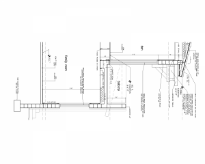 C. Gables. Duplex Addition.Section Detail